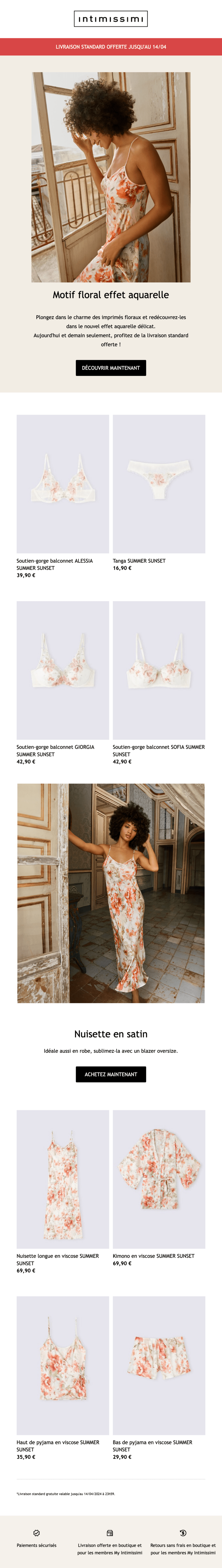 Newsletter Intimissimi