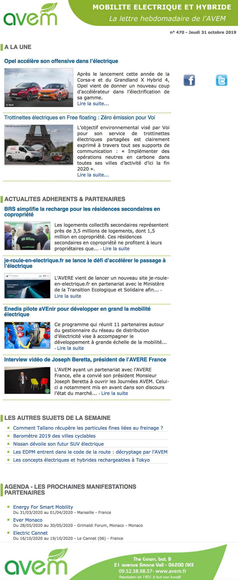 Newsletter AVEM