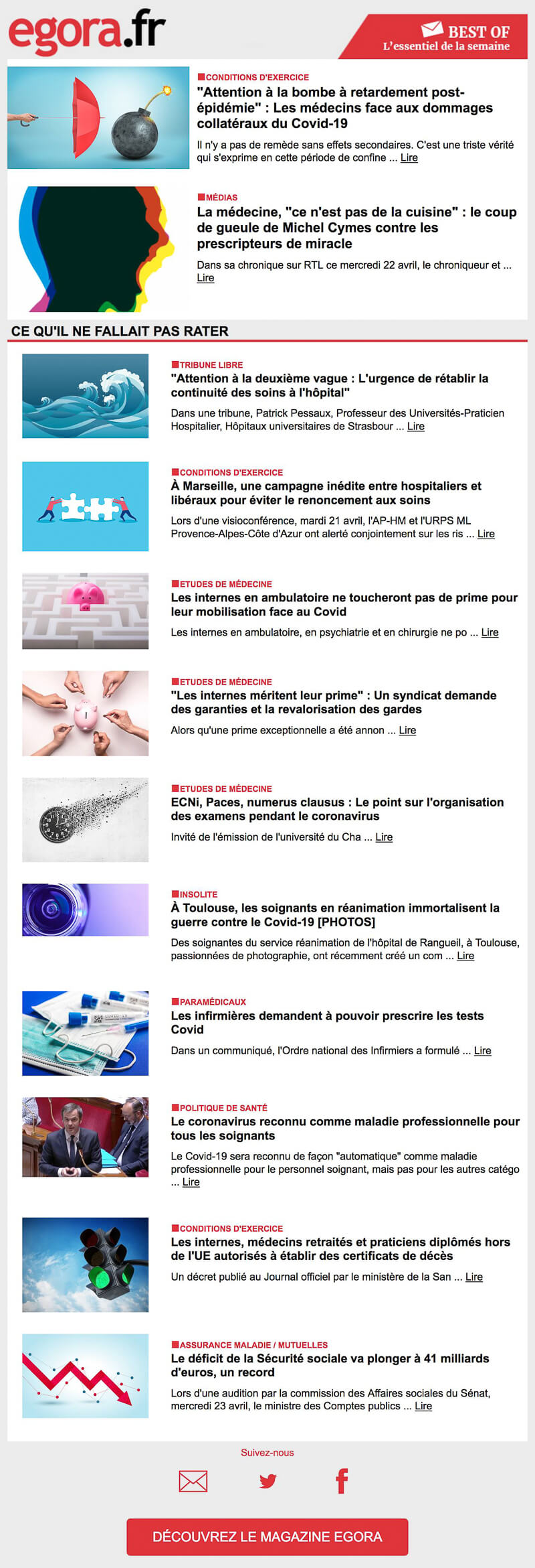 Newsletter Egora