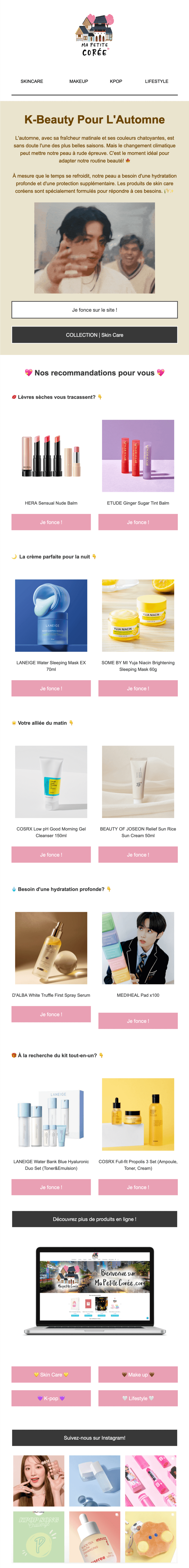 Newsletter Ma Petite Corée