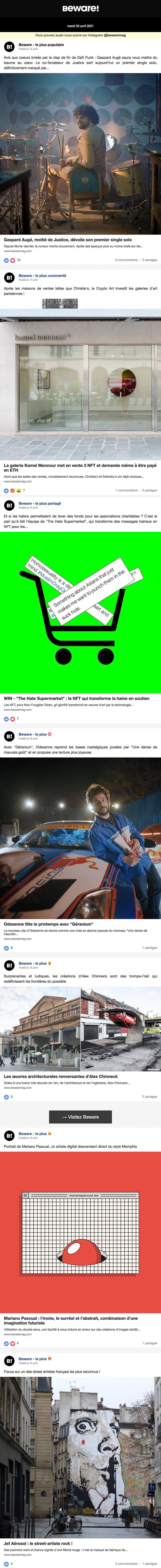 Newsletter Beware Magazine