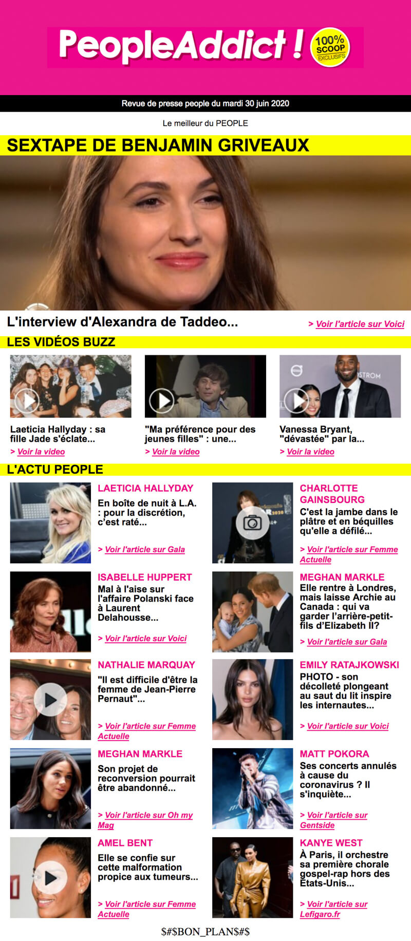 Newsletter People Addict