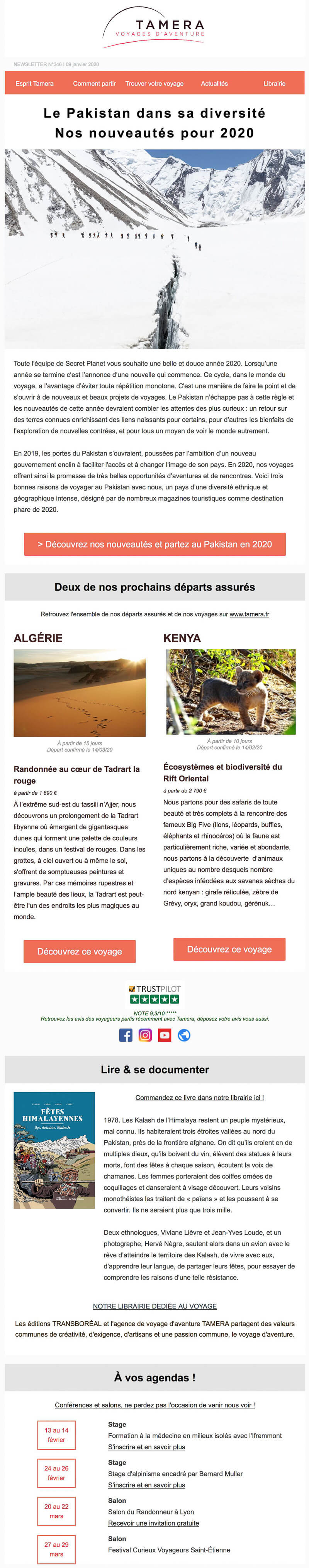 Newsletter Tamera