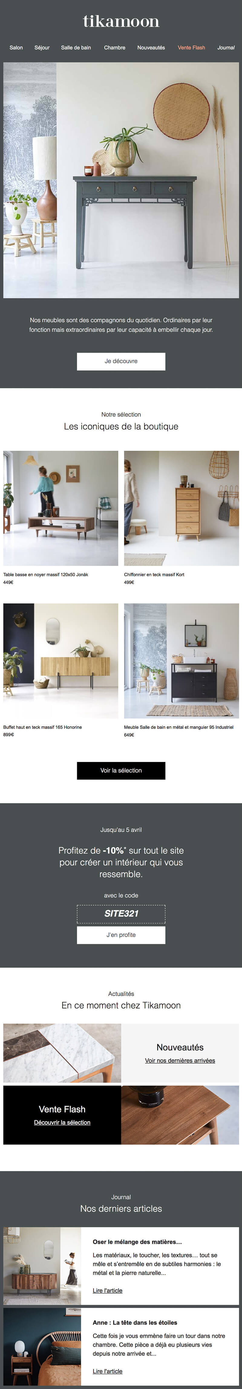 Newsletter Tikamoon