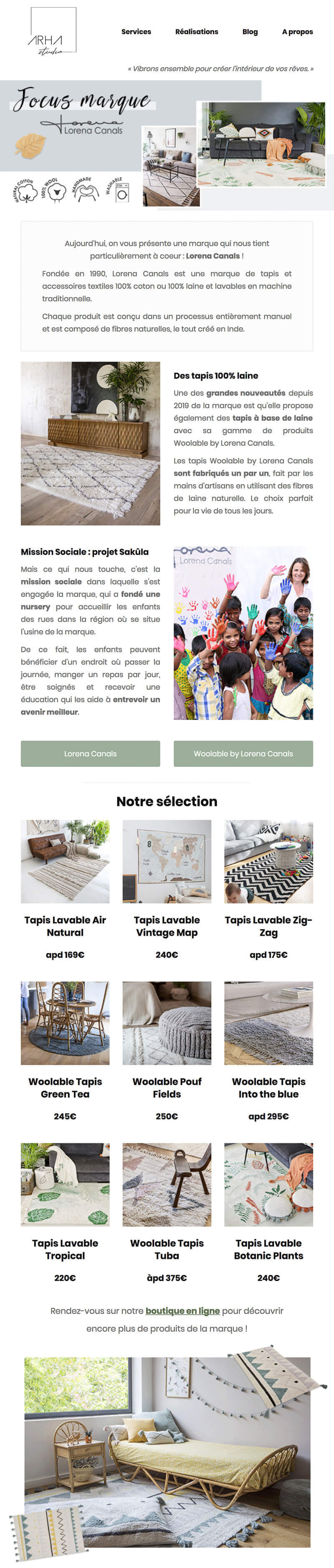 Newsletter Arha Studio