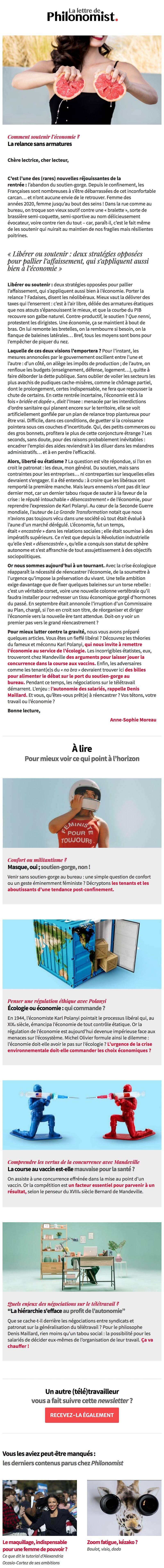 Newsletter Philonomist