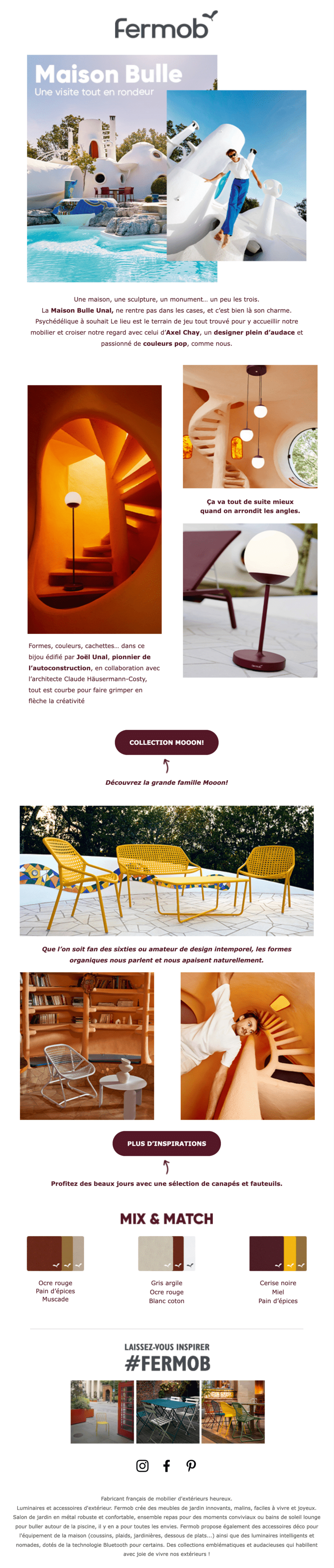 Newsletter Fermob