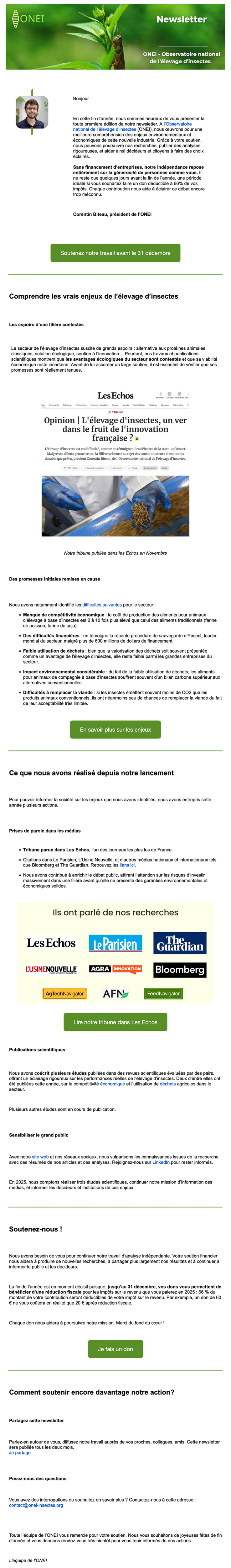 Newsletter ONEI