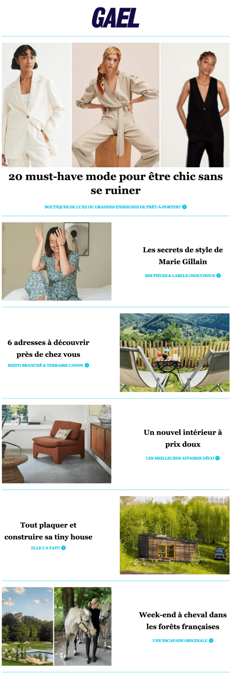 Newsletter Gael