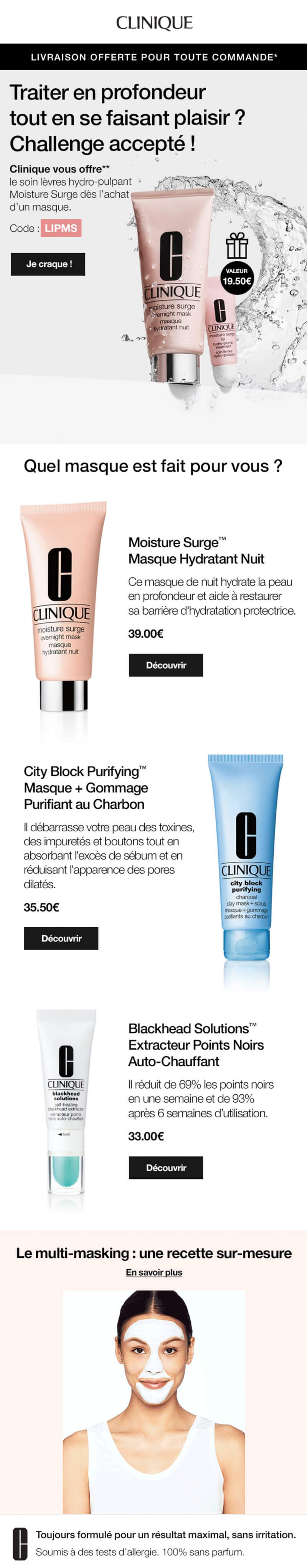 Newsletter Clinique