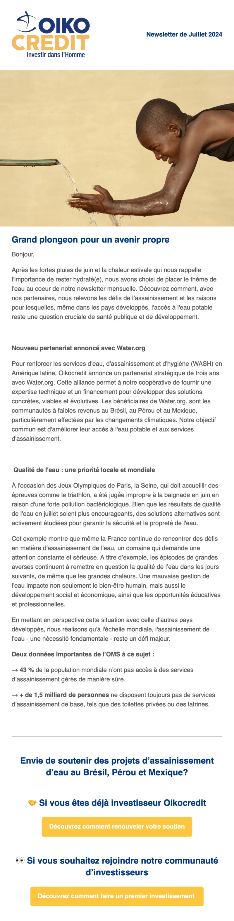 Newsletter Oikocredit