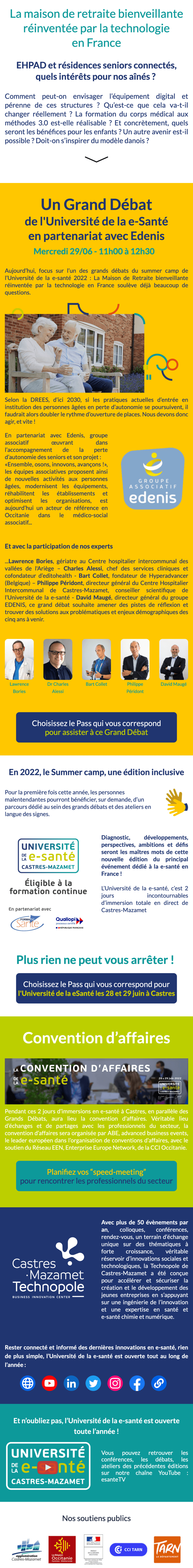 Newsletter L'Université de la e-santé