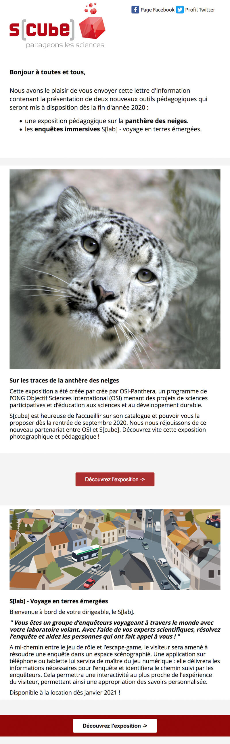 Newsletter Partageons Les Sciences - S[cube]