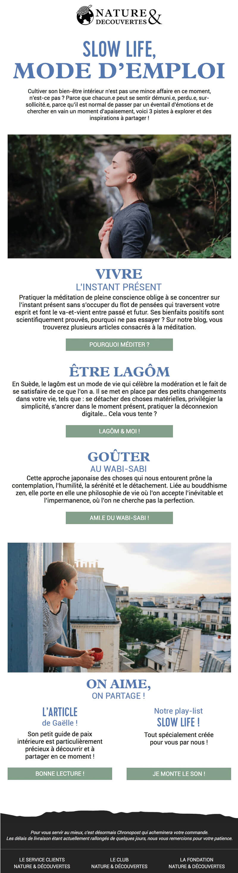 Newsletter Nature & Découvertes