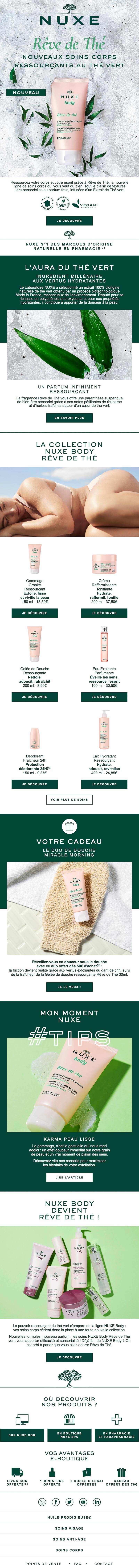 Newsletter Nuxe