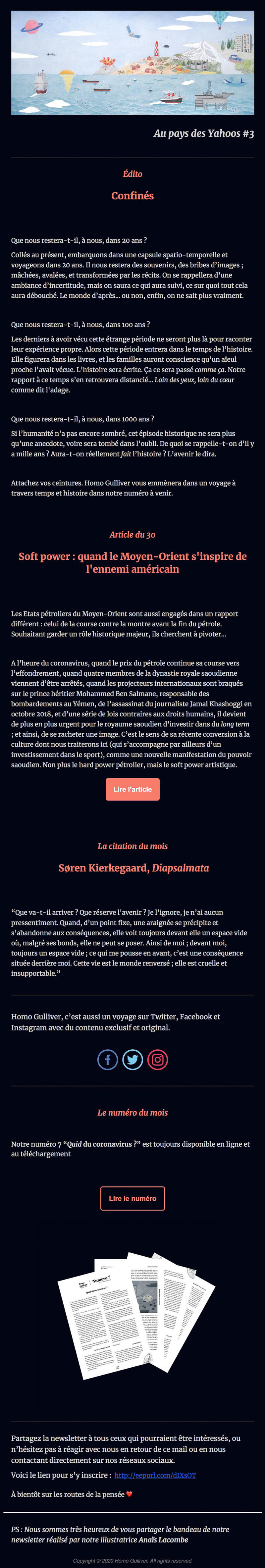 Newsletter Homo Gulliver