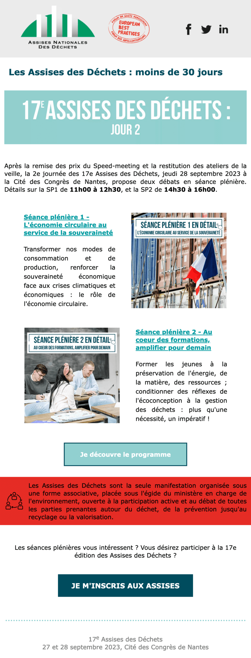 Newsletter Assises des Déchets