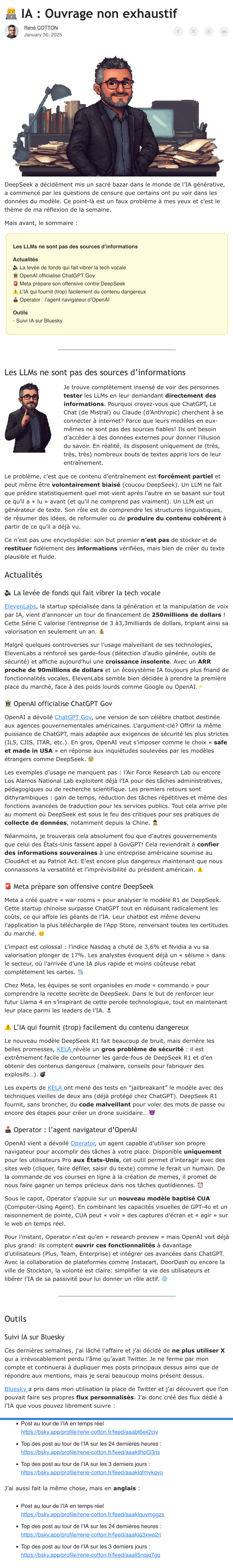 Newsletter René Cotton