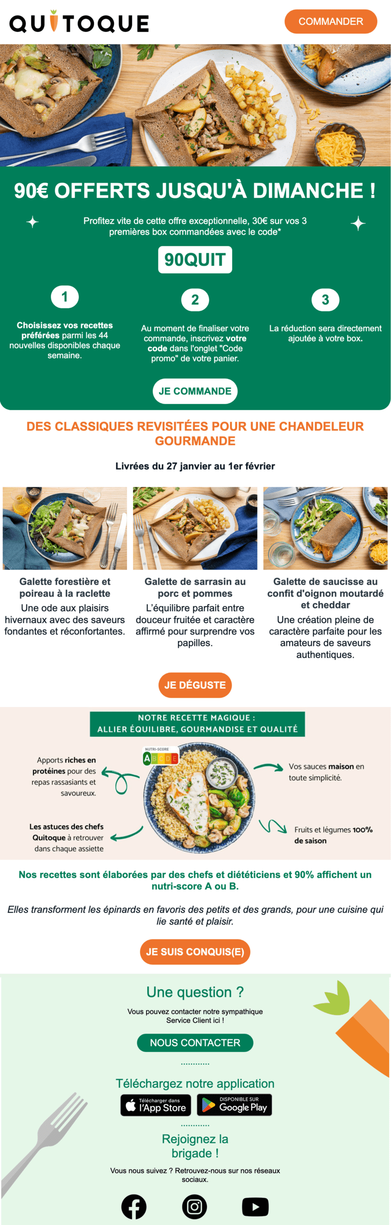 Newsletter Quitoque