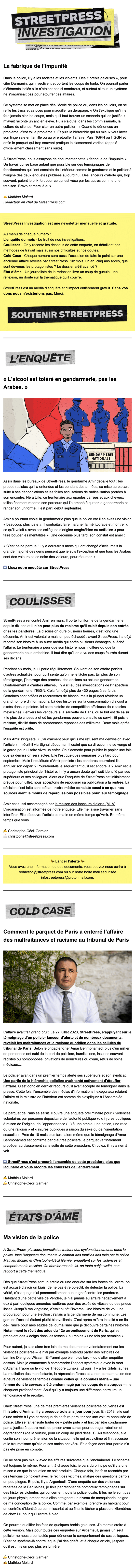 Newsletter StreetPress