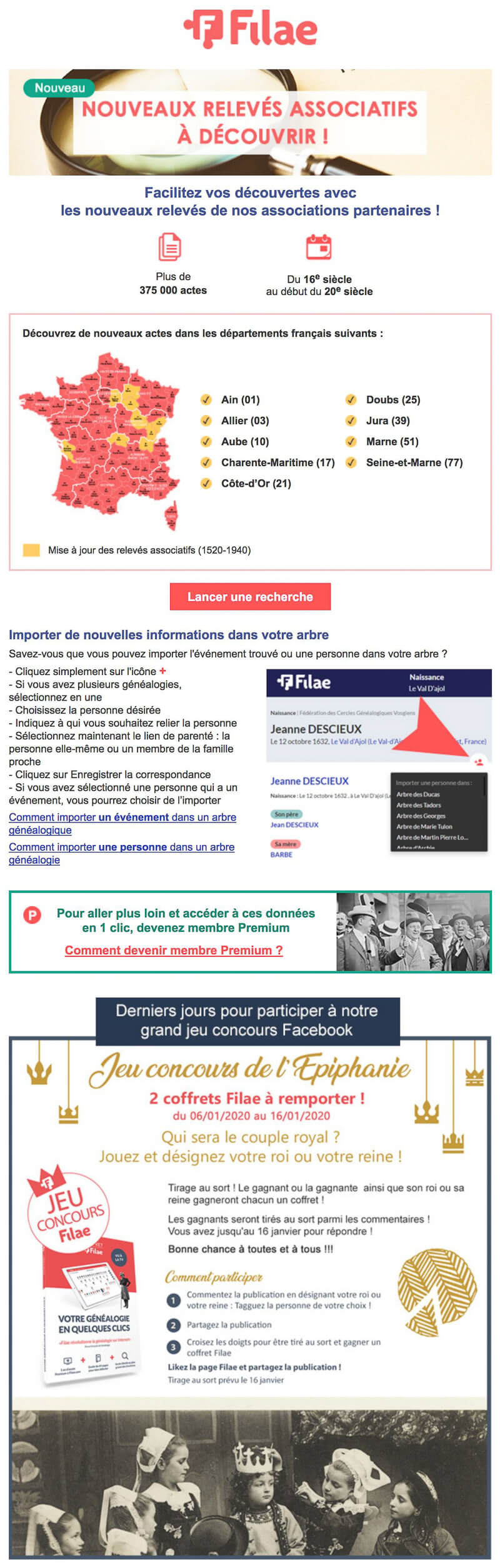 Newsletter Filae