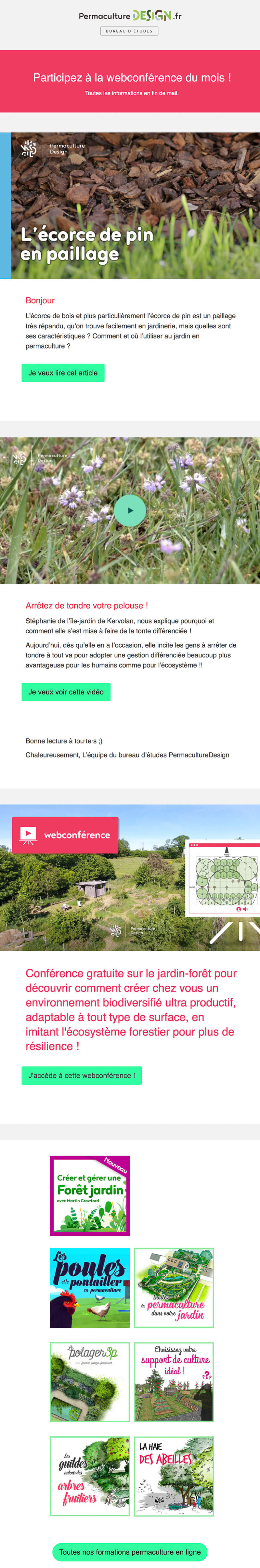 Newsletter Permaculture Design