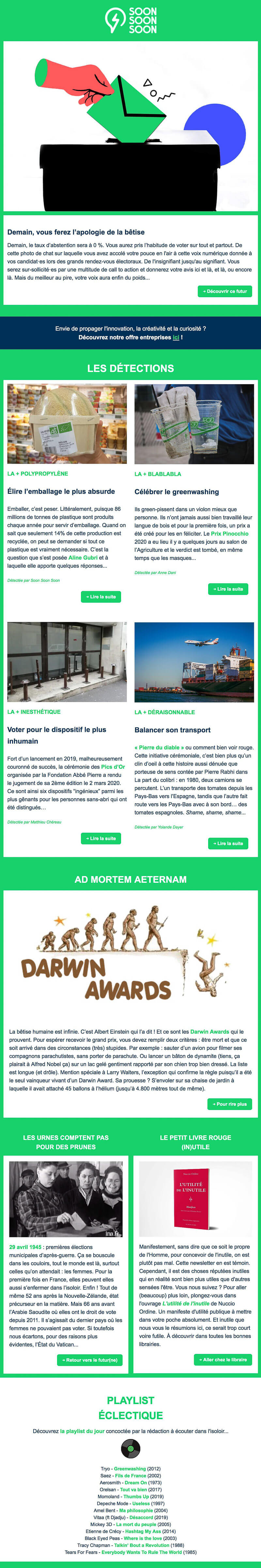 Newsletter Soon Soon Soon