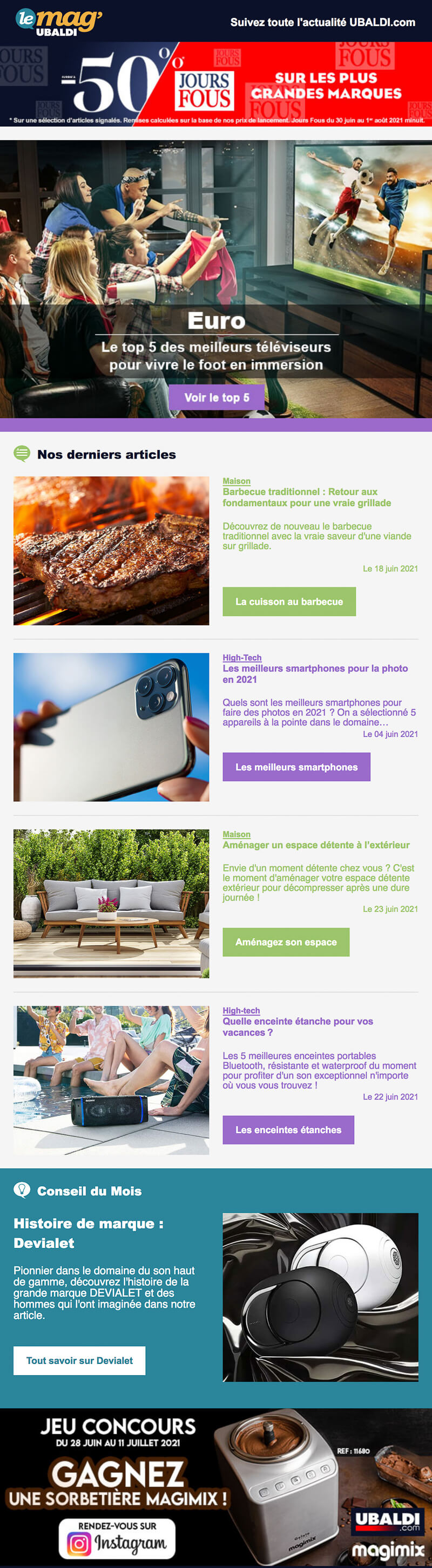 Newsletter Ubaldi