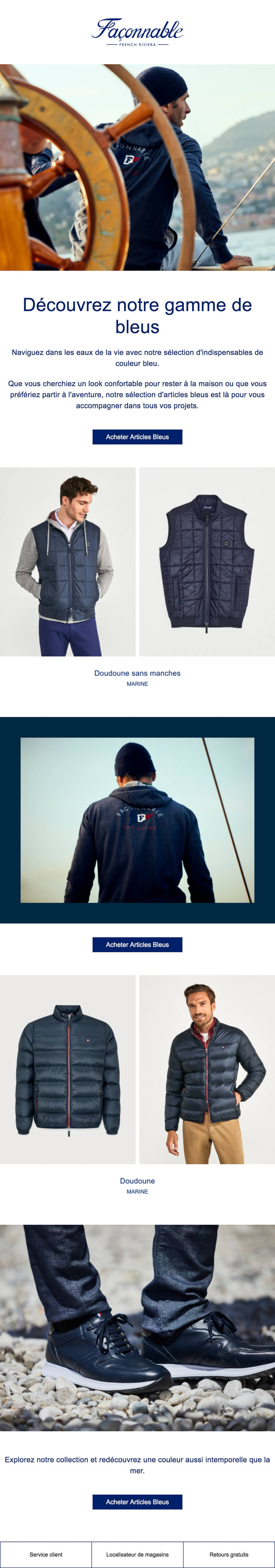 Newsletter Façonnable