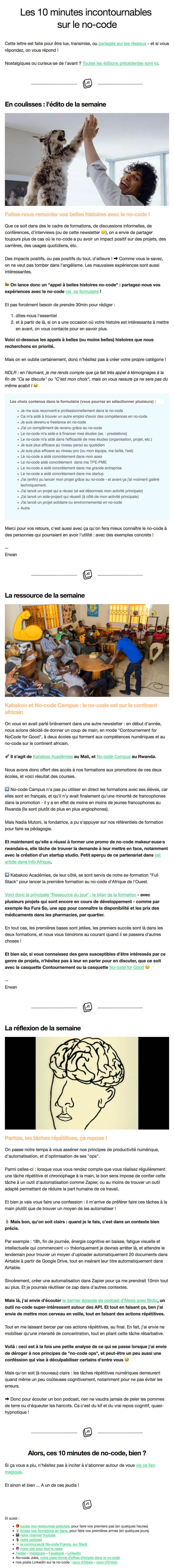 Newsletter Contournement