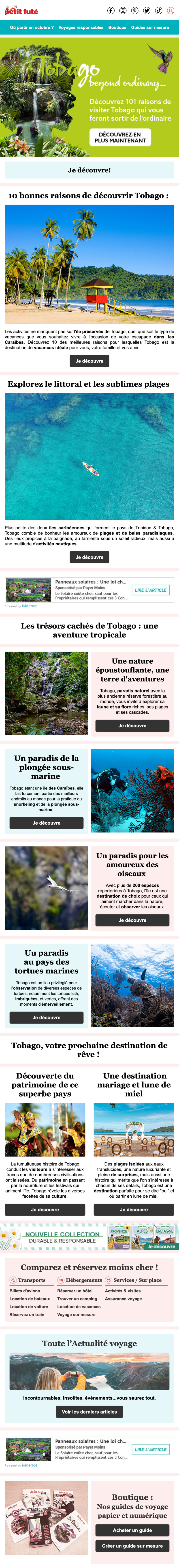 Newsletter Petit Futé