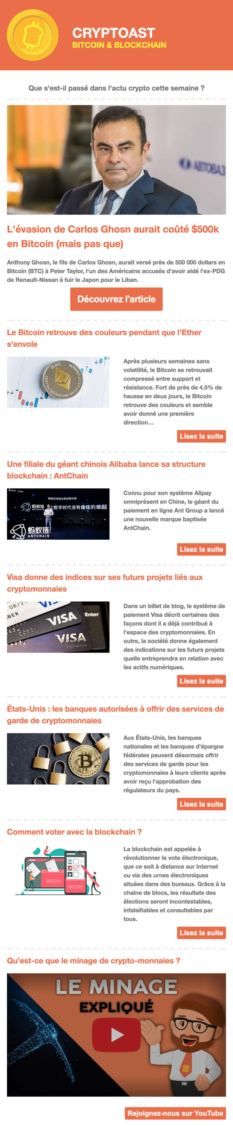 Newsletter Cryptoast