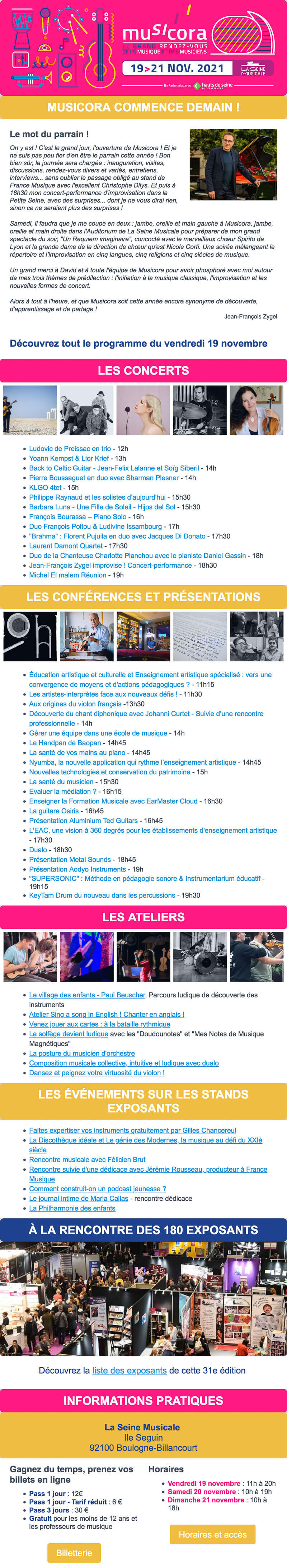 Newsletter Musicora