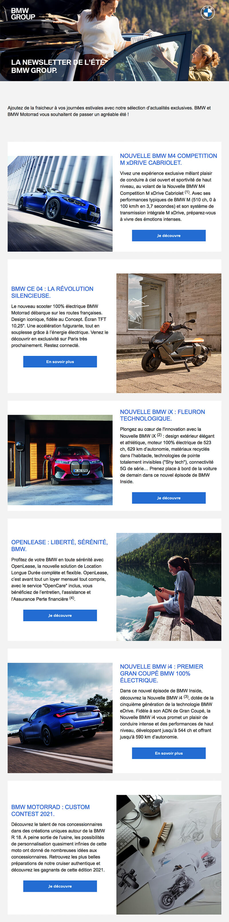 Newsletter BMW