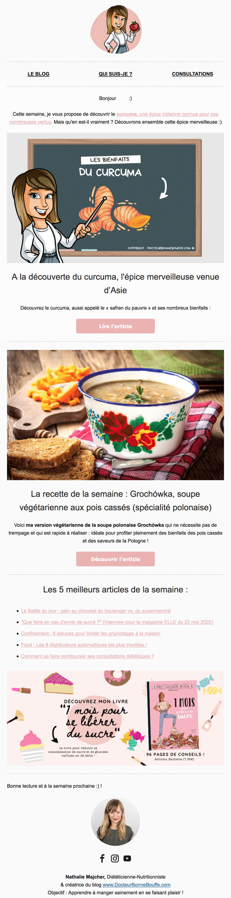 Newsletter Docteur BonneBouffe