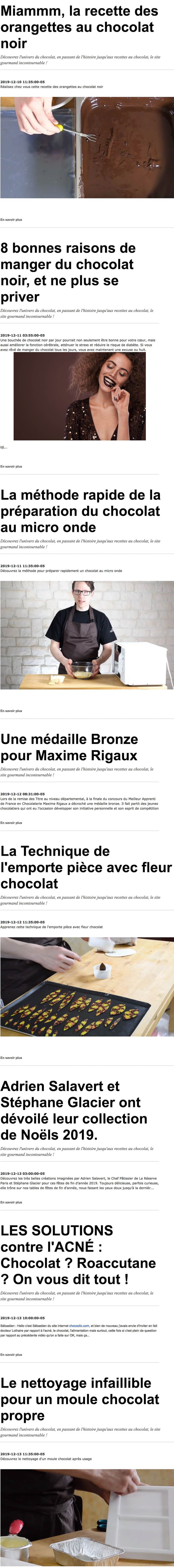 Newsletter ChocoClic