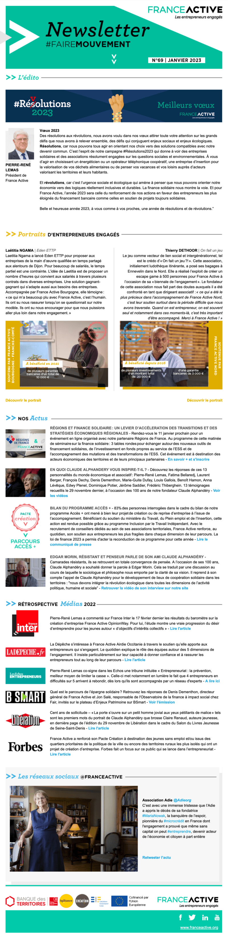 Newsletter France Active