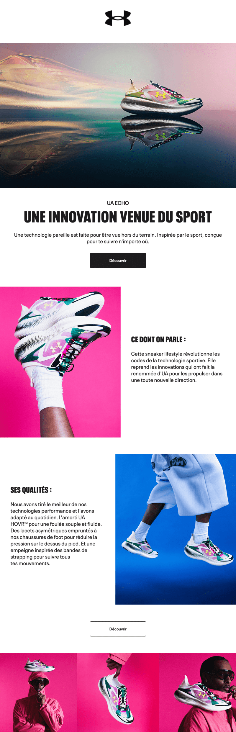 Newsletter Under Armour