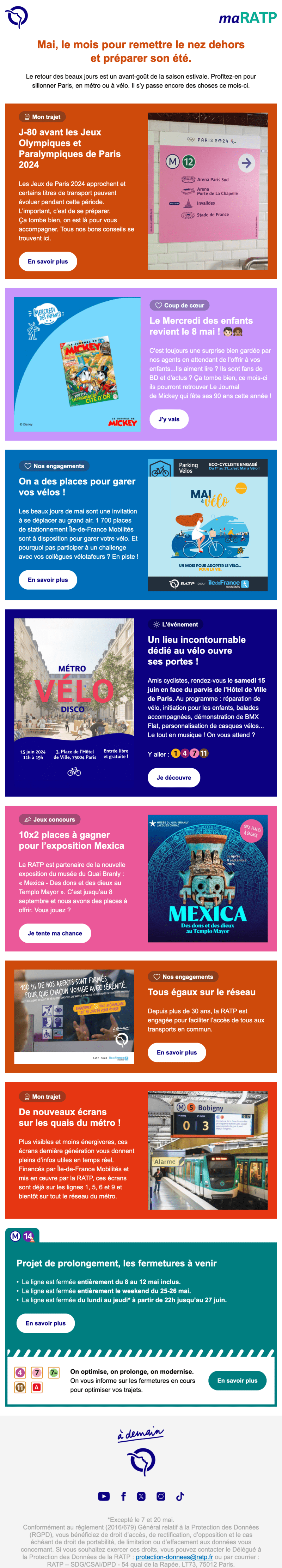 Newsletter maRATP