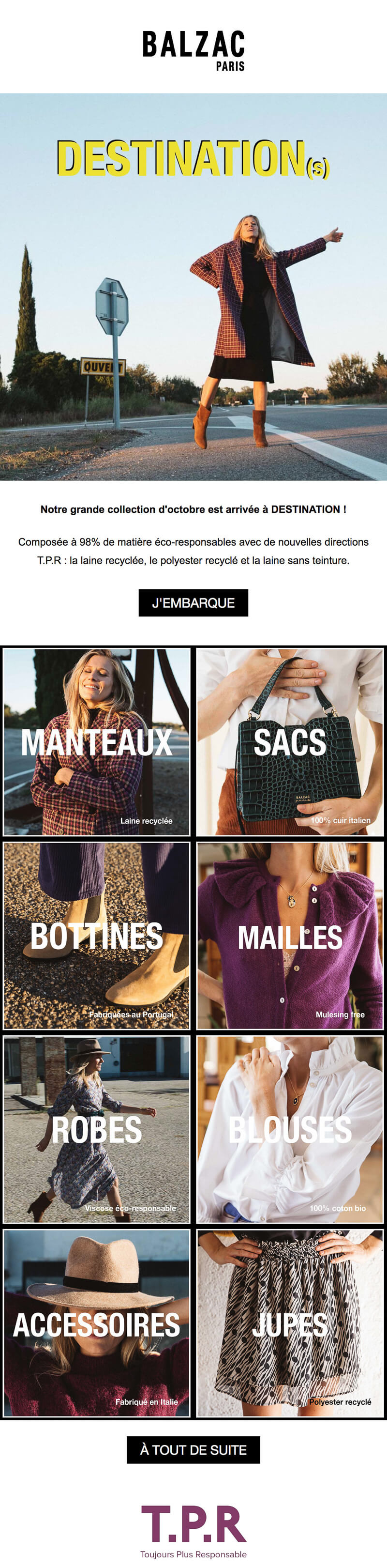 Newsletter Balzac Paris