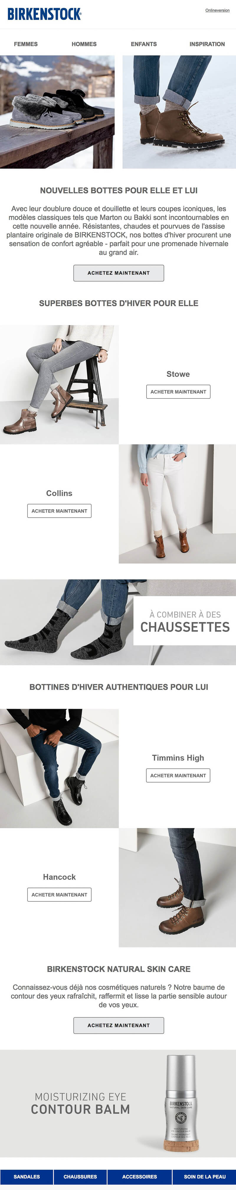 Newsletter Birkenstock