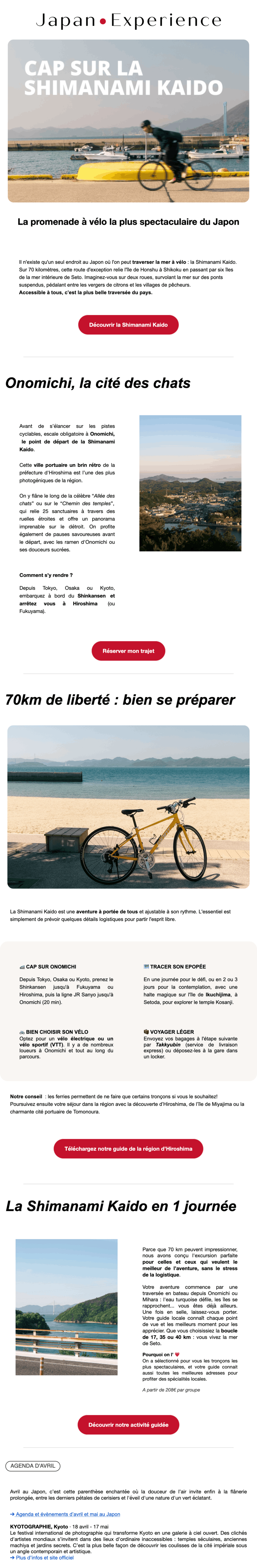 Newsletter Japan Experience