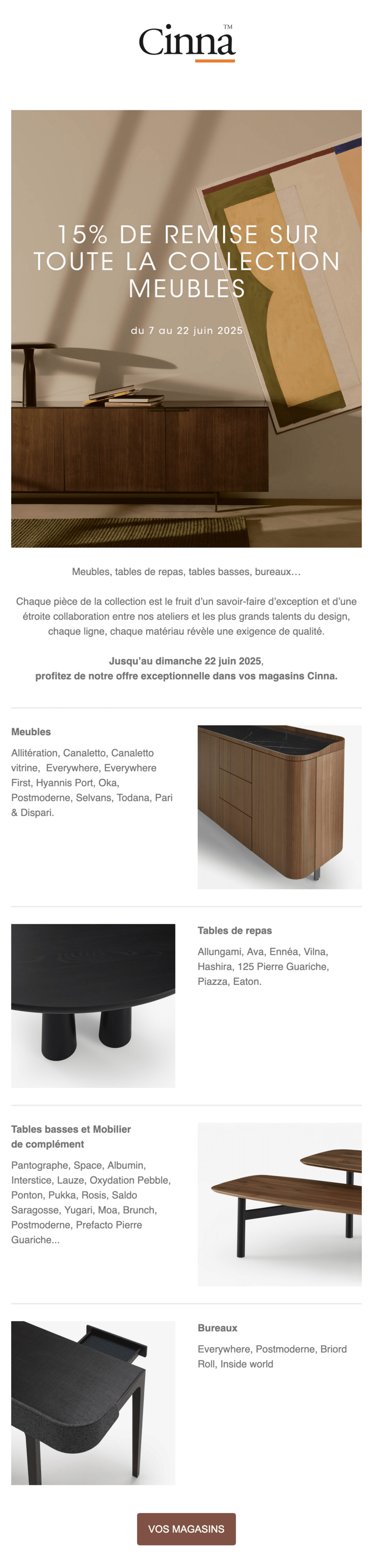 Newsletter Cinna