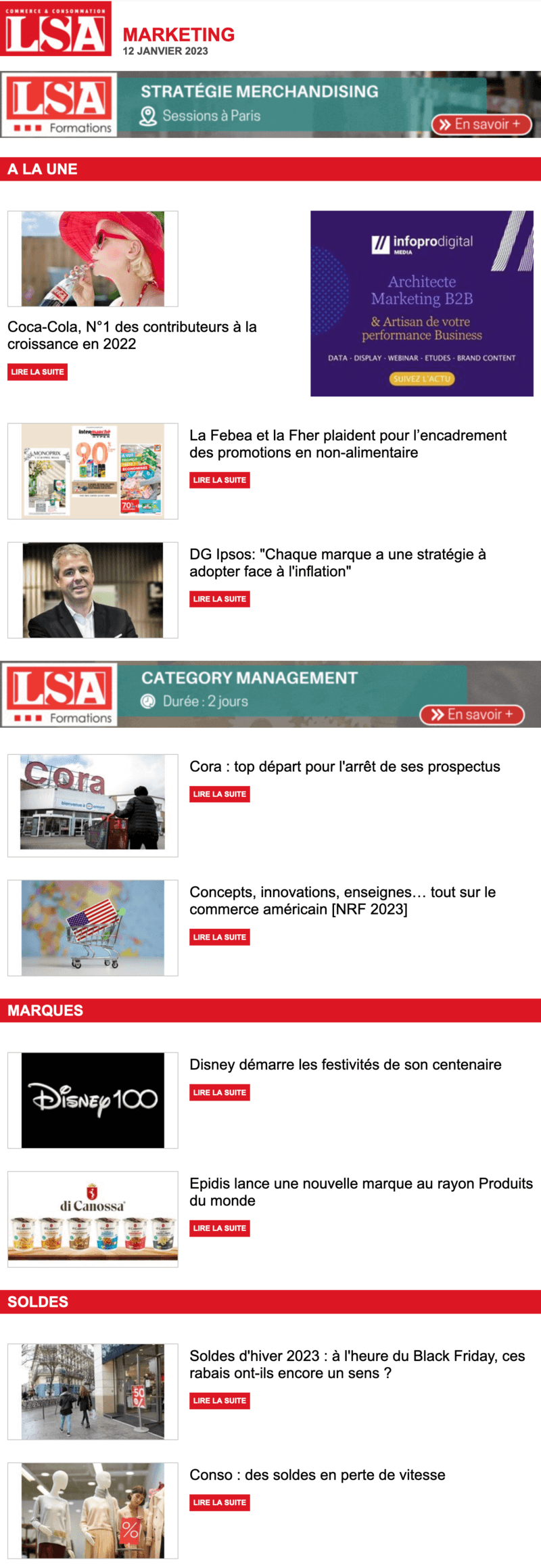 Newsletter LSA Marketing