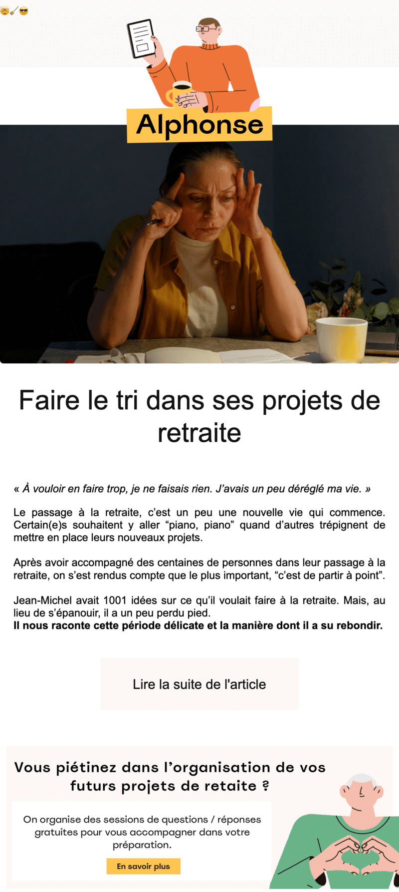 Newsletter Alphonse