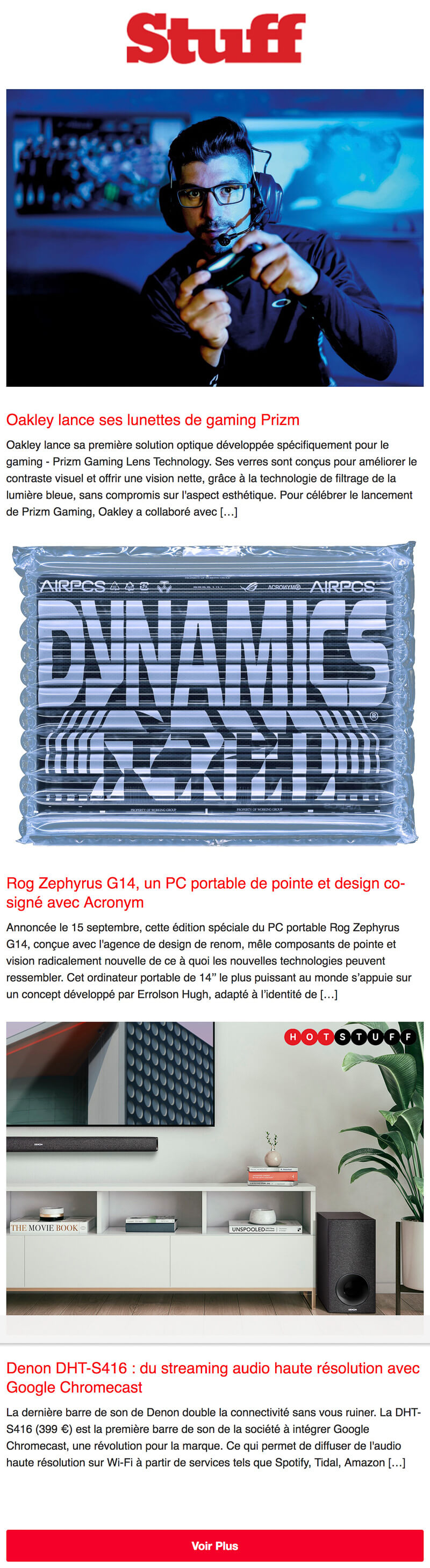 Newsletter Stuff Magazine