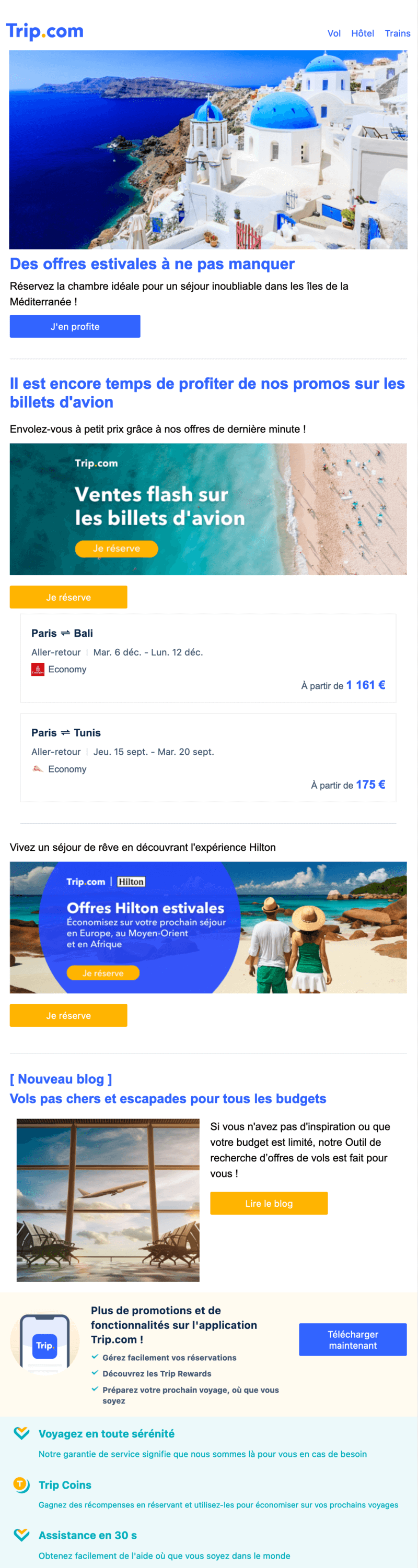 Newsletter Trip.com