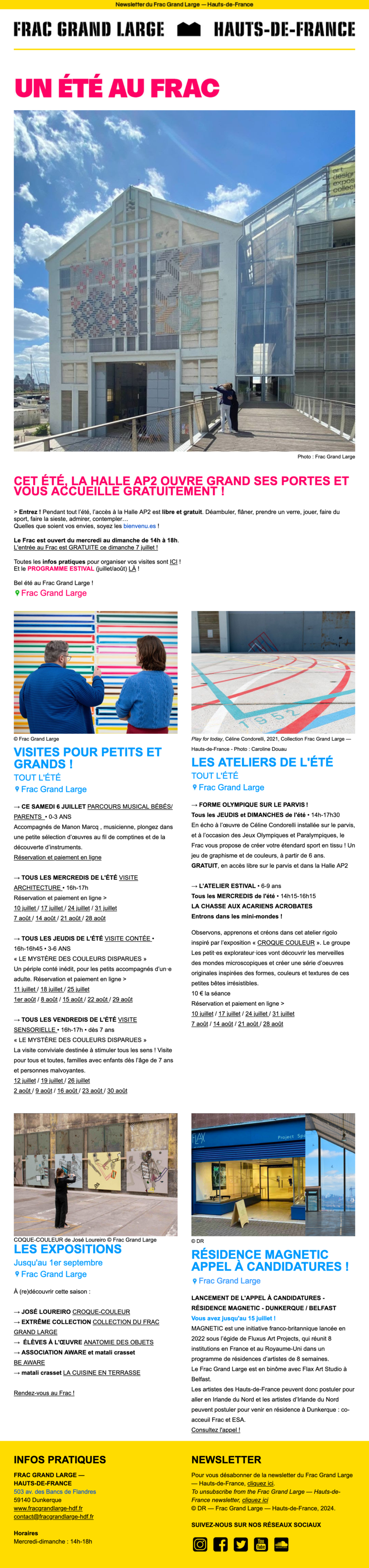 Newsletter Frac Grand Large