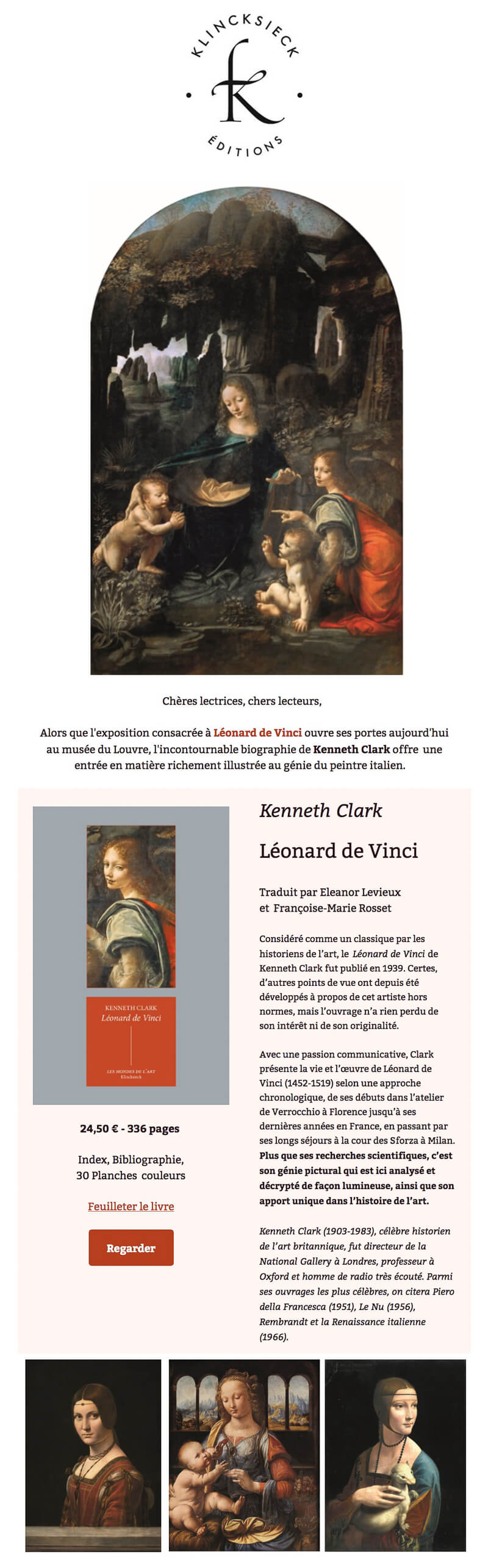 Newsletter Éditions Klincksieck