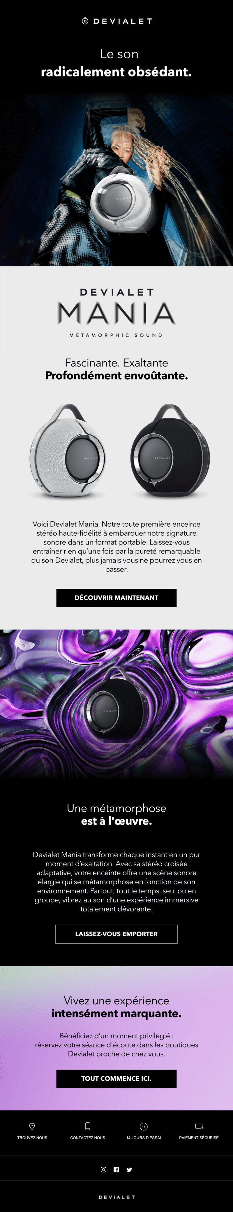 Newsletter Devialet
